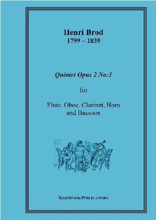 WIND QUINTET Op.2 No.1 (score & parts)
