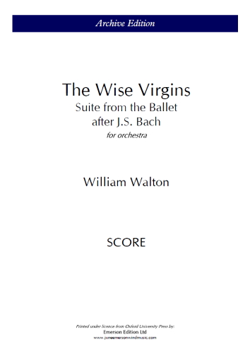 THE WISE VIRGINS Suite (full score)