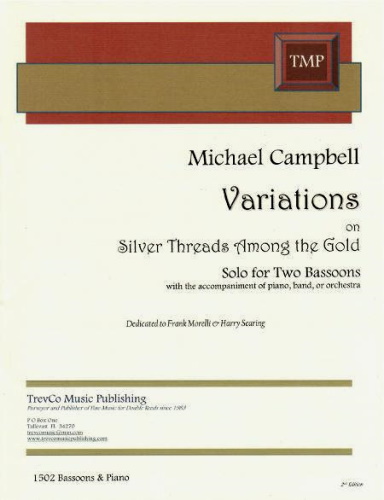 VARIATIONS ON SILVER THREADS (score & parts)