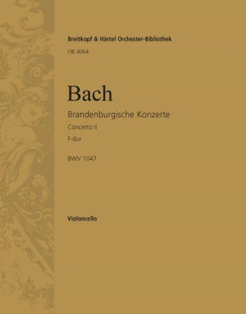 BRANDENBURG CONCERTO No.2 Cello part