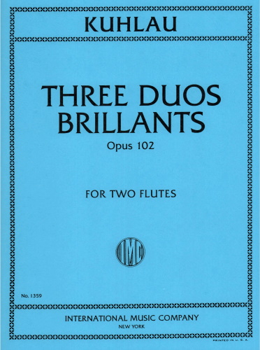 THREE DUOS BRILLIANTS Op.102