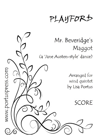MR BEVERIDGE'S MAGGOT (score & parts)