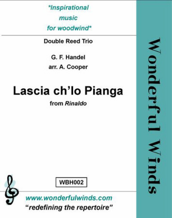 LASCIA CH'IO PIANGA (score & parts)