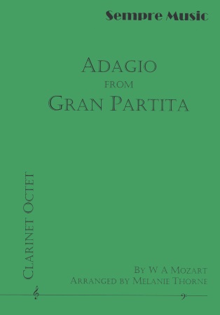 ADAGIO from Gran Partita, K361 (score & parts)