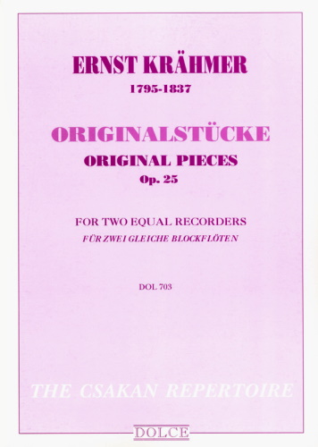 ORIGINAL PIECES Op.25 for Csakan