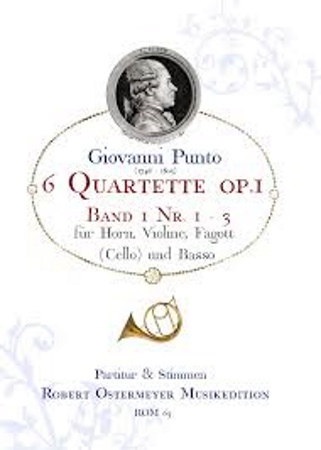 6 QUARTETS Op.1 Volume 1 (score & parts)