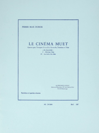 LE CINEMA MUET set of parts