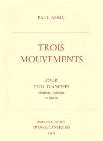 TROIS MOUVEMENTS parts