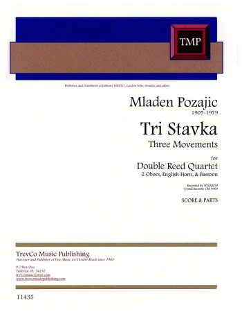TRI STAVKA / Three Movements (score & parts)