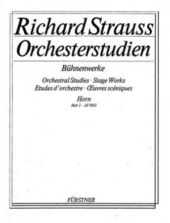 ORCHESTRAL STUDIES Volume 3 Stage Works