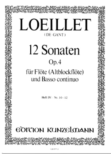 TWELVE SONATAS Op.4 Volume 4
