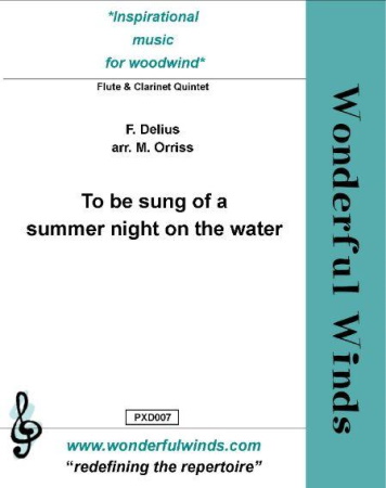 TO BE SUNG OF A SUMMER NIGHT ON THE WATER