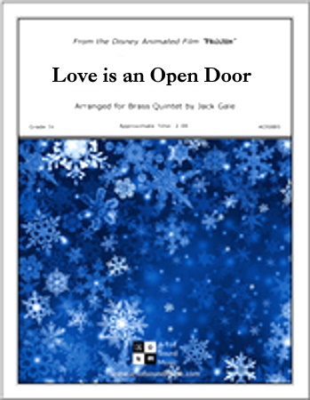 LOVE IS AN OPEN DOOR score & parts