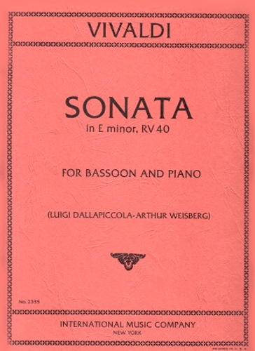 SONATA No.5 in E minor, RV40