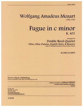 FUGUE in C minor K401 (score & parts)
