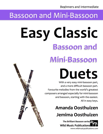 EASY CLASSIC DUETS for Bassoon & Mini-Bassoon