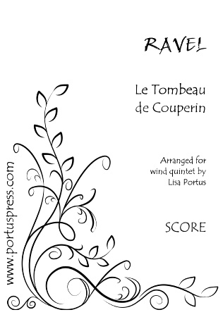 LE TOMBEAU DE COUPERIN (score & parts)