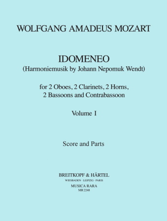 IDOMENEO Volume 1 (score & parts)