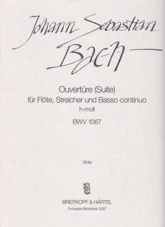 OVERTURE (Suite) in B minor BWV1067 viola part