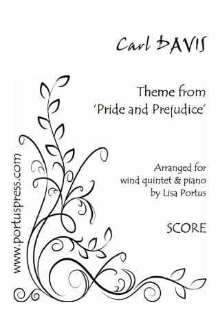 THEME from Pride and Prejudice (score & parts)