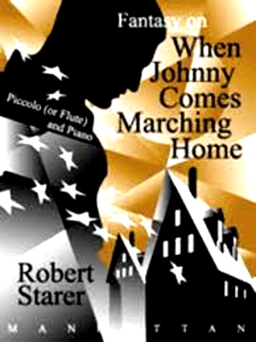 FANTASY ON 'WHEN JOHNNY COMES MARCHING HOME' (score)