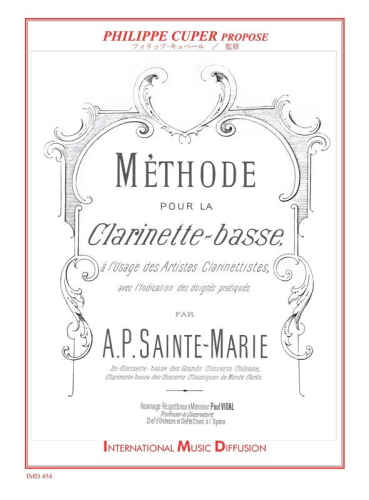 METHODE pour la Clarinette Basse