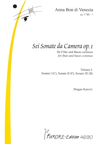 SONATAS Op.1 Volume 1