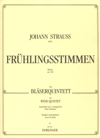 FRUHLINGSSTIMMEN Waltz Op.410 (score & parts)