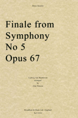 Finale from Symphony No.5, Op.67 (score & parts)