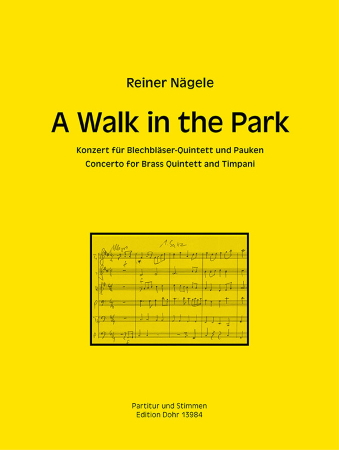A WALK IN THE PARK (score & parts)