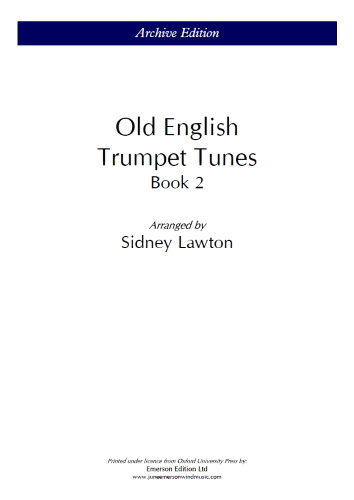 OLD ENGLISH TRUMPET TUNES Book 2