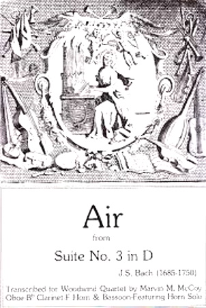 AIR from Suite No.3 in D major (score & parts)