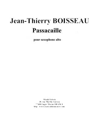 PASSACAILLE