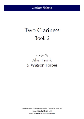 TWO CLARINETS Book 2