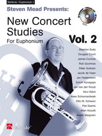 NEW CONCERT STUDIES for Euphonium Volume 2 + CD (treble clef)