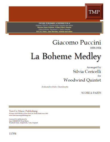 LA BOHEME MEDLEY (score & parts)