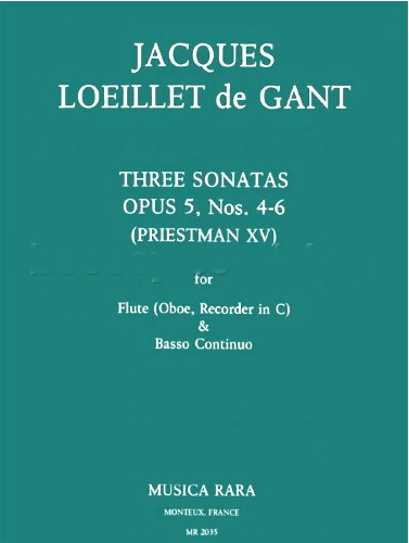 THREE SONATAS Op.5 Nos.4-6