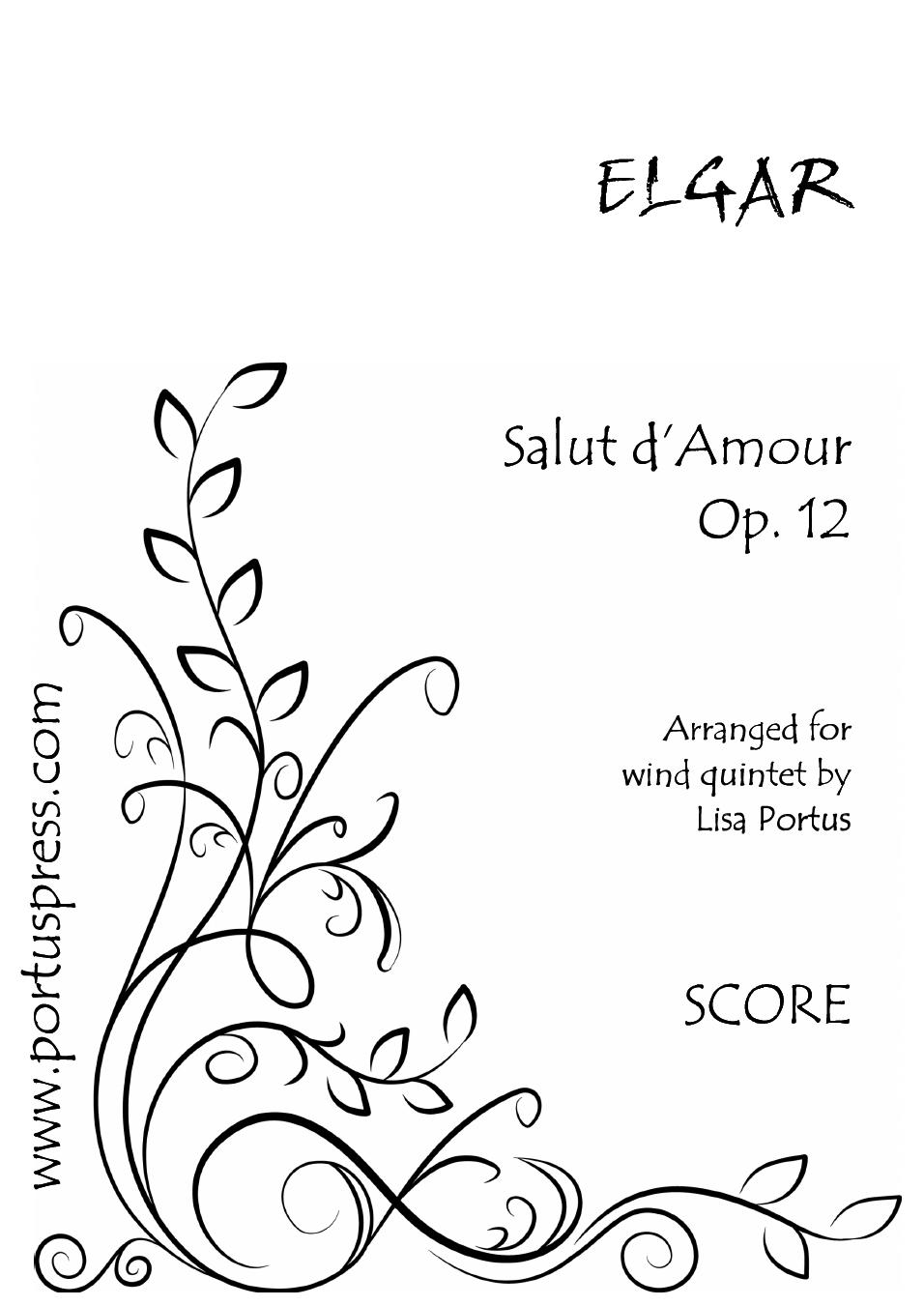 SALUT D'AMOUR Op.12 (score & parts)