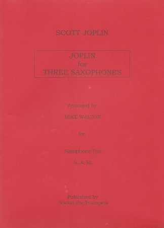 JOPLIN for Three Saxophones (score & parts)
