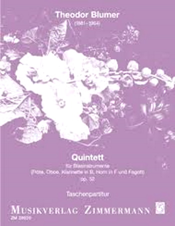 QUINTET Op.52 (miniature score)