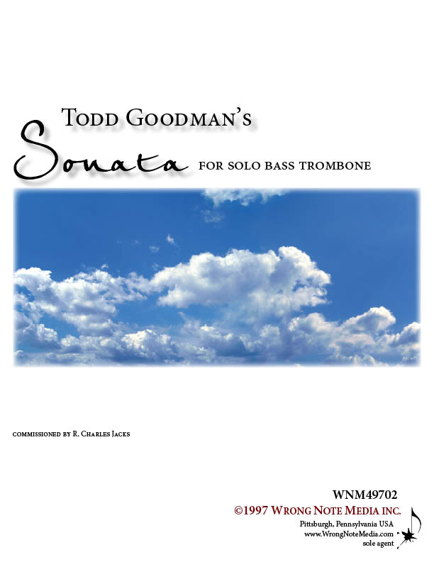 SONATA for Solo Bass Trombone