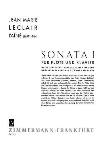 SONATA I in E minor Op.2 No.1
