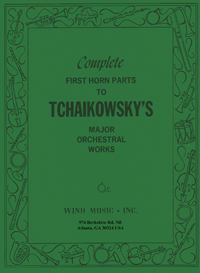 COMPLETE FIRST HORN PARTS Major Orchestral Works