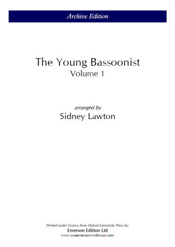 THE YOUNG BASSOONIST Volume 1