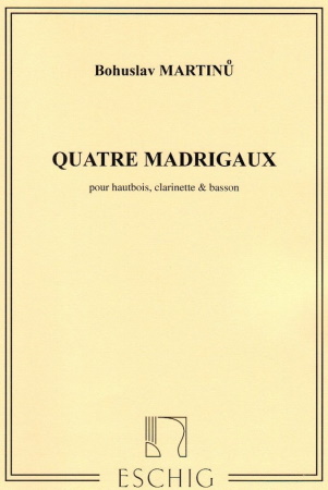 QUATRE MADRIGAUX (set of parts)