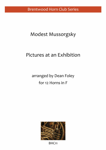 PICTURES AT AN EXHIBITION Complete (score & parts)
