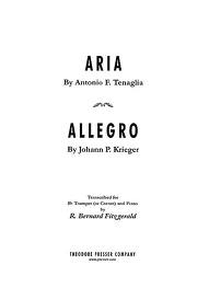 ARIA (with Allegro by Krieger)