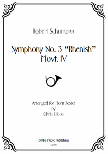 SYMPHONY No.3 'Rhenish', 4th Movement (score & parts)