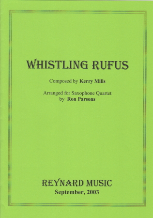 WHISTLING RUFUS (score & parts)