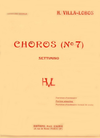 CHOROS No.7 set of parts